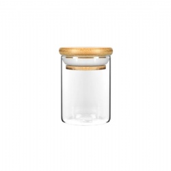 4OZ GLASS JARS WITH WOOD LID