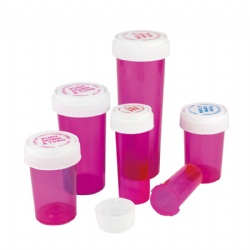 PINK REVERSIBLE CAP VIALS