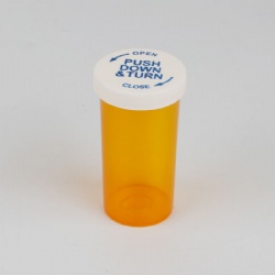 AMBER PUSH TURN VIALS